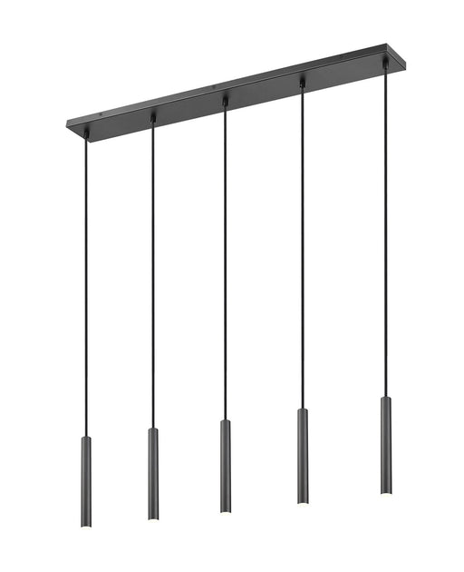 Z-Lite - 919MP12-5L-MB-LED - LED Linear Chandelier - Forest - Matte Black