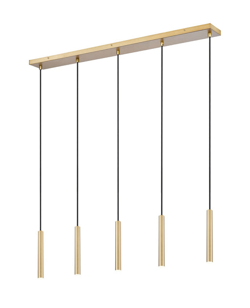 Z-Lite - 919MP12-5L-MGLD-LED - LED Linear Chandelier - Forest - Modern Gold