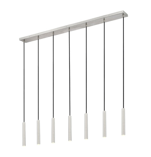 Z-Lite - 919MP12-7L-BN-LED - LED Linear Chandelier - Forest - Brushed Nickel