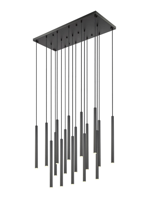 Z-Lite - 919MP24-17L-MB-LED - LED Linear Chandelier - Forest - Matte Black