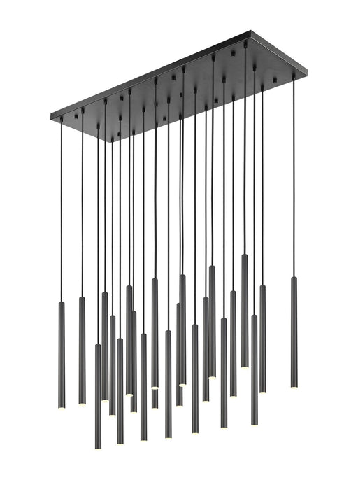 Z-Lite - 919MP24-23L-MB-LED - LED Linear Chandelier - Forest - Matte Black