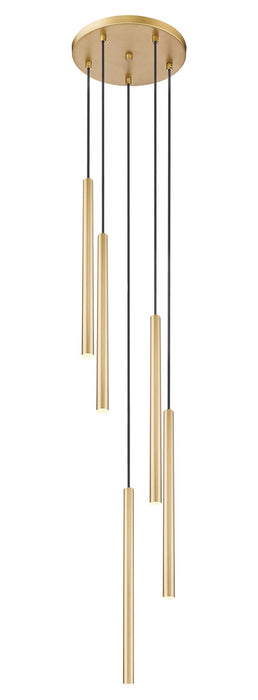 Z-Lite - 919MP24-5R-MGLD-LED - LED Chandelier - Forest - Modern Gold