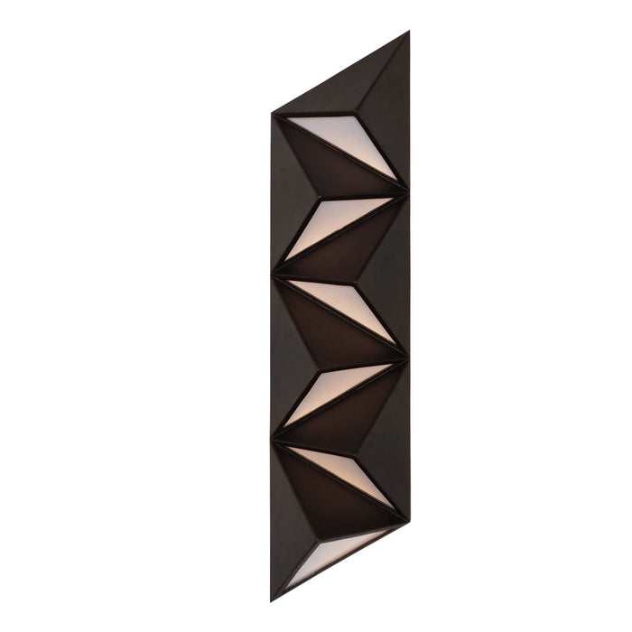 Kalco - 409821BZ - LED Outdoor Wall Sconce - DELTA - Bronze