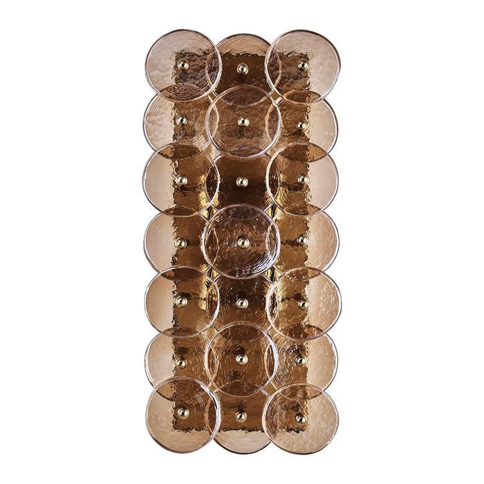 Kalco - 521524PWB - Four Light Wall Sconce - HORTENSIA - Polished Winter Brass