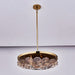 Kalco - 521555PWB - Five Light Pendant - HORTENSIA - Polished Winter Brass