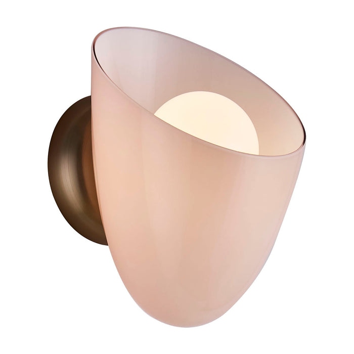 Kalco - 524321WB - One Light Wall Sconce - COCOON - Winter Brass
