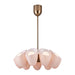 Kalco - 524355WB - Nine Light Chandelier - COCOON - Winter Brass