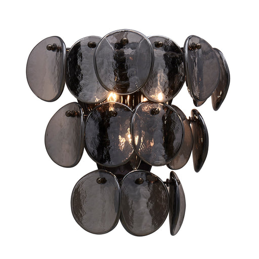 UROKO Three Light Wall Sconce Black Nickel