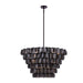 Kalco - 524656BN - 14 Light Pendant - UROKO - Black Nickel