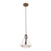 Kalco - 525211PAB - One Light Pendant - EMBRACE - Pearlized Antique Brass