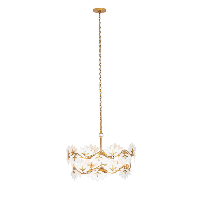 Kalco - 525656OL - 11 Light Chandelier - BLOOM - Oxidized Gold Leaf