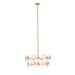Kalco - 525656OL - 11 Light Chandelier - BLOOM - Oxidized Gold Leaf