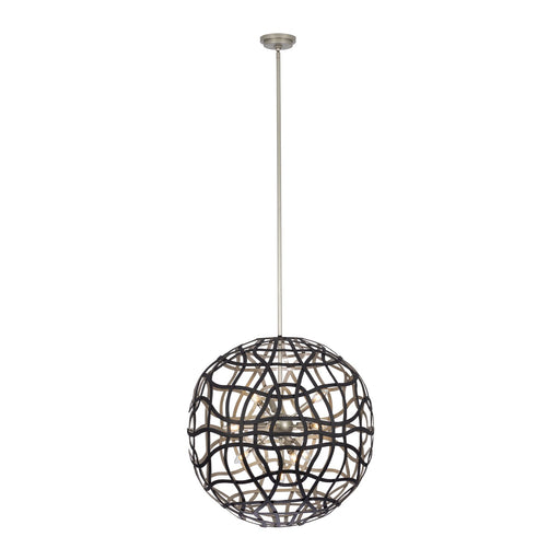 ENTICE 13 Light Pendant Matte Black / Tarnish Silver