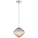 Matteo Lighting - C31003CHCN - One Light Pendant - Maruna - Chrome/Cognac Glass
