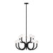 Matteo Lighting - C34210MBOP - Ten Light Chandelier - Joelle - Matte Black