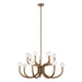 Matteo Lighting - C34214AGOP - 14 Light Chandelier - Joelle - Aged Gold Brass