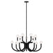 Matteo Lighting - C34214MBOP - 14 Light Chandelier - Joelle - Matte Black
