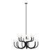 Matteo Lighting - C34218MBOP - 18 Light Chandelier - Joelle - Matte Black