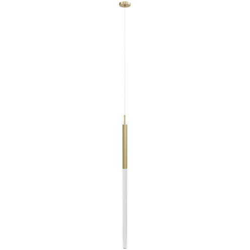 Main St. LED Pendant Brushed Brass