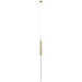 Avenue Lighting - HF2020-SNW-BB - One Light Pendant - Main St. - Brushed Brass