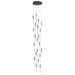 Avenue Lighting - HF2021-BOA-BK - 21 Light Pendant - Main St. - Black