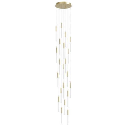 Main St. LED Pendant Brushed Brass