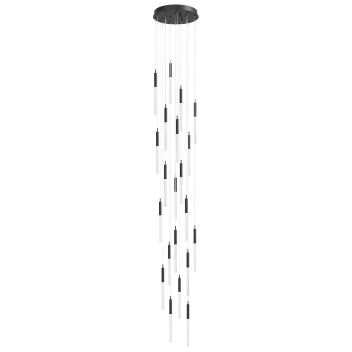 Avenue Lighting - HF2021-SNW-BK - 21 Light Pendant - Main St. - Black