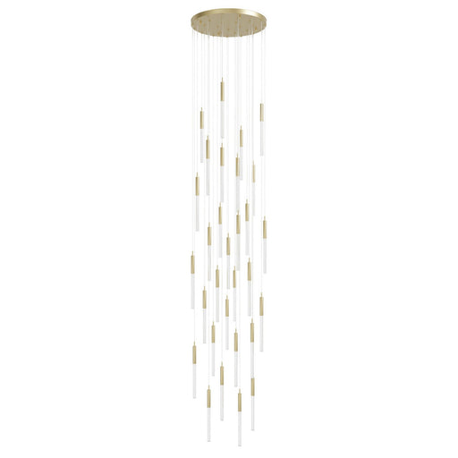 Main St. LED Pendant Brushed Brass
