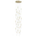 Avenue Lighting - HF2031-SNW-BB - 31 Light Pendant - Main St. - Brushed Brass
