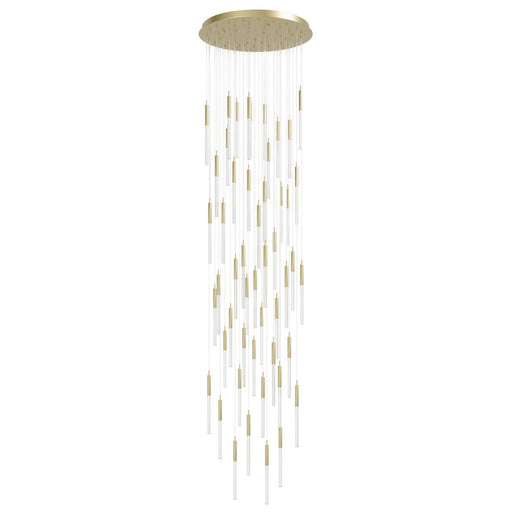 Avenue Lighting - HF2051-SNW-BB - 51 Light Pendant - Main St. - Brushed Brass