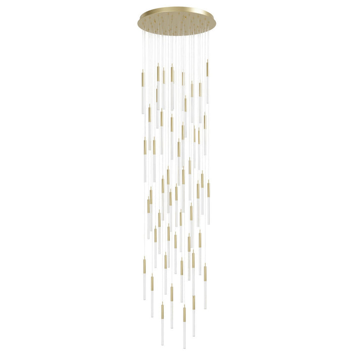 Avenue Lighting - HF2051-SNW-BB - 51 Light Pendant - Main St. - Brushed Brass