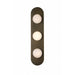 Avenue Lighting - HF2953-AB - Three Light Wall Sconce - Sedona - Alabster / Aged Brass