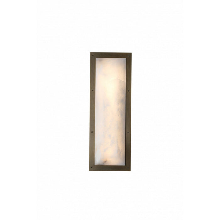 Avenue Lighting - HF2960-AB - One Light Wall Sconce - Sedona - Alabster / Aged Brass