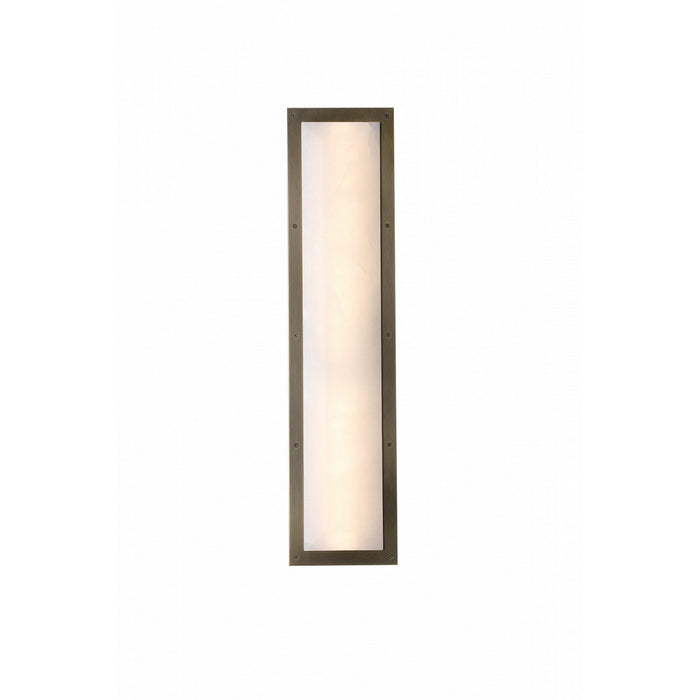 Avenue Lighting - HF2961-AB - One Light Wall Sconce - Sedona - Alabster / Aged Brass