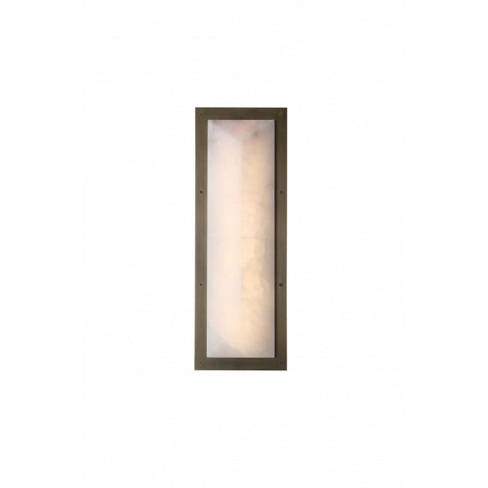 Avenue Lighting - HF2970-AB - One Light Wall Sconce - Sedona - Alabster / Aged Brass