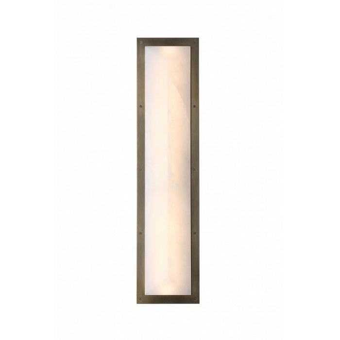 Avenue Lighting - HF2971-AB - One Light Wall Sconce - Sedona - Alabster / Aged Brass