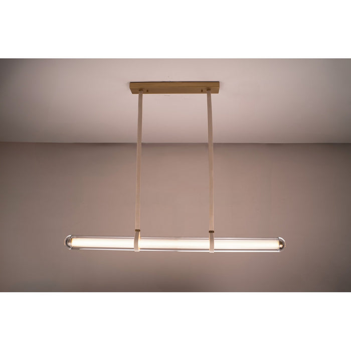 Avenue Lighting - HF7300-AB - LED Pendant - Nautilus - Aged Brass