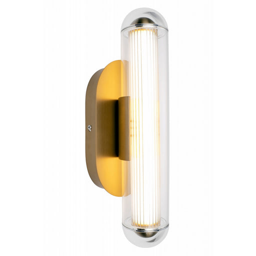 Nautilus LED Wall Sconce Aged Brass