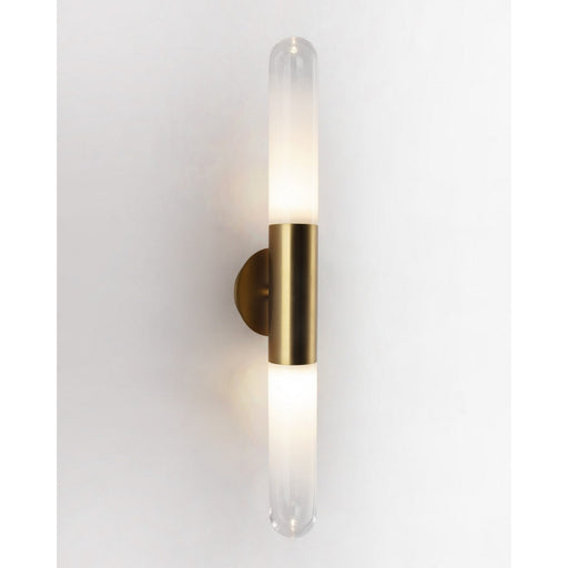 Tribeca Two Light Wall Sconce Aged Brass