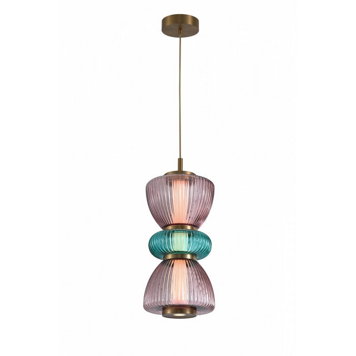 Avenue Lighting - HF8970-PGP - LED Pendant - Rosewood - Aged Brass