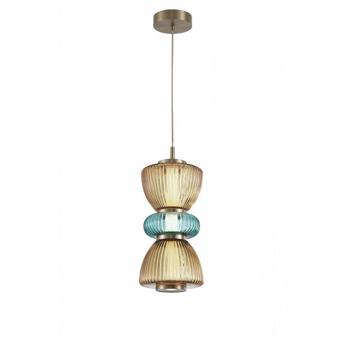 Avenue Lighting - HF8970-YGY - LED Pendant - Rosewood - Aged Brass