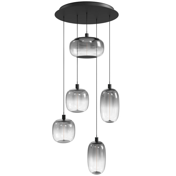 Avenue Lighting - HF9175-BK - One Light Pendant - Monaco - Black