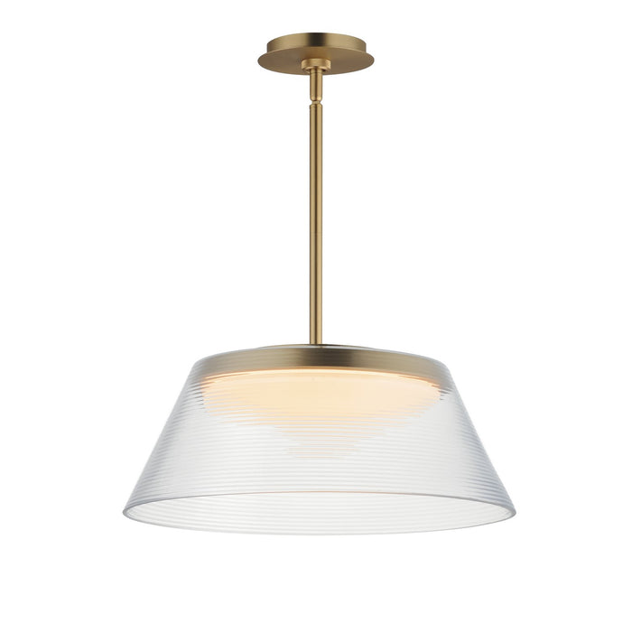 ET2 - E22088-144SBR - LED Pendant - Jensen - Satin Brass