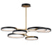 ET2 - E24328-BKGLD - LED Pendant - Hoopla - Black / Gold