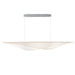 ET2 - E24718-144PC - LED Linear Pendant - Manta - Polished Chrome