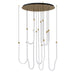 ET2 - E24988-NAB - LED Pendant - Soleil - Natural Aged Brass