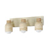 Maxim - 10623TVOY - Three Light Bath Vanity - Pompeii - Travertine / Oyster