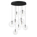 ET2 - E25077-18BK - LED Chandelier - Global - Black