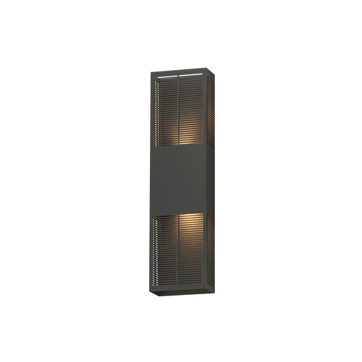 Grate LED Outdoor Wall Sconce Architectural Bronze