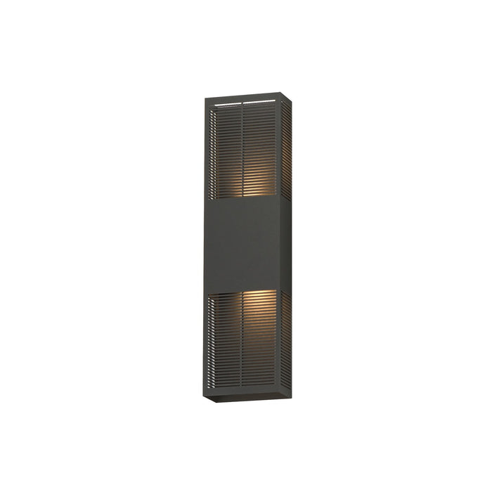 ET2 - E30394-ABZ - LED Outdoor Wall Sconce - Grate - Architectural Bronze